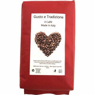Kaffeebohnen Gisellas Bottega Gusto e Tradizione (1kg Packung)
