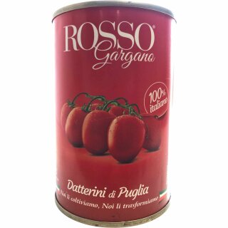 Rosso Gargano Datterini di Puglia Datterini-Tomaten (400g Dose)