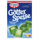 Dr. Oetker Götterspeise Waldmeister Dessertpulver 12er Pack (12x 25,2g Packung mit je 2 Portionen) + usy Block