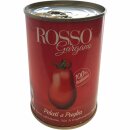 Rosso Gargano Pelati di Puglia Geschälte Tomaten 3er Pack (3x400g Dose) + usy Block