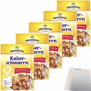 Mondamin Kaiserschmarn 2-3Port 5er Pack (5x135g Beutel) + usy Block