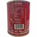 Rosso Gargano Pelati di Puglia Geschälte Tomaten 3er Pack (3x800g Dose) + usy Block