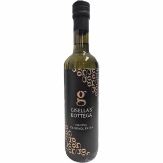Gisellas Bottega Natives Olivenöl Extra (500ml Flasche)