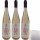 Gisellas Bottega Merlot Blanc de Noir trocken Qualitätswein 12,5% vol. 3er Pack (3x750ml Flasche) + usy Block