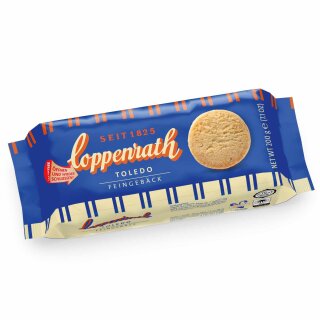 Coppenrath Toledo Feingebäck Mürbegebäck mit Haselnüssen (200g Packung)
