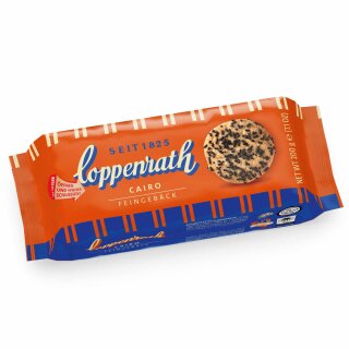 Coppenrath Cairo Feingebäck Mürgegebäck mit Schokoladenstreusel (200g Packung) Restposten Sonderpreis MHD 22.12.2025