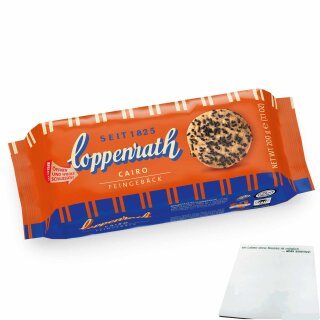 Coppenrath Cairo Feingebäck Mürgegebäck mit Schokoladenstreusel (200g Packung) Restposten Sonderpreis MHD 22.12.2025 + usy Block