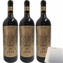 Idi Di Marzo 1910 Rotwein 13,5% vol. 3er Pack (3x750ml Flasche) + usy Block