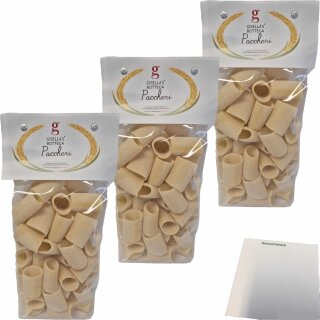 Gisellas Bottega Paccheri 3er Pack (3x500g Packung) + usy Block
