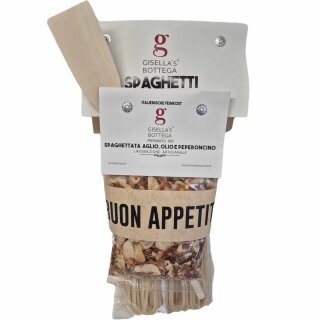 Gisellas Bottega Spaghetti + Gewürzmischung Bundle (500g Packung)
