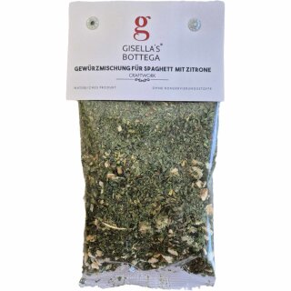 Gisellas Bottega Gewürzmischung für Spaghetti mit Zitrone (50g Packung)