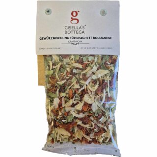 Gisellas Bottega Gewürzmischung für Spaghetti Bolognese (50g Packung)