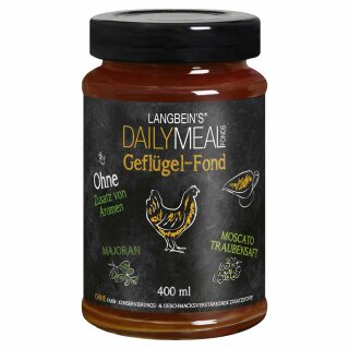 Langbeins DailyMeal Geflügel-Fond (400ml Glas)