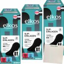 Elkos Slipeinlagen Flex 2in1 schwarz 3er Pack (3x28...