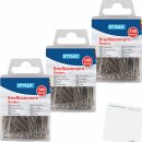 Stylex Briefklammern 3er Pack (3x100Stk) + usy Block