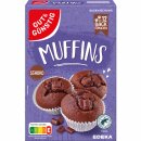 Gut&Günstig Muffins Schoko Backmischung 3er Pack (3x350g Packung) + usy Block
