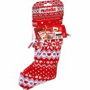 nutella Weihnachtssocke mit tollen nutella Geschenken 2er Pack (2x209g) + usy Block