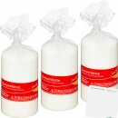 Jeden Tag Stumpenkerze 128x68mm creme 3er Pack (3Stk) +...