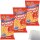 XOX Pommes Snack-Ketchup 3er Pack (3x125g Beutel) + usy Block