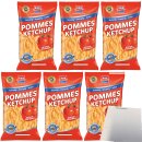 XOX Pommes Snack-Ketchup 6er Pack (6x125g Beutel) + usy...