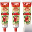 Mutti Zweifach Tomatenkonzentrat mit Gemüse 3er Pack...