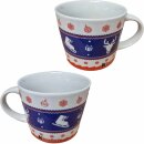 kinder Weihnachtasse ohne Motivwahl mit kinder Schokolade (1x Tasse + 210g Riegel Packung)