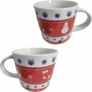 kinder Weihnachtasse ohne Motivwahl mit kinder Schokolade (1x Tasse + 210g Riegel Packung)