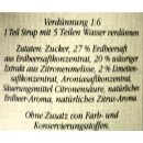 Darbo Fruchtsirup Erdebeer und Limette 3er Pack (3x0,5l Flasche) + usy Block