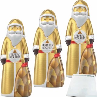 Rocher Weihnachtsmann 3er Pack (3x70g) + usy Block