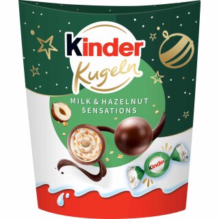 kinder Kugeln Milk & Hazelnut Sensation (90g Packung)