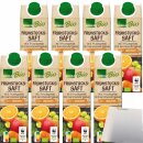 Edeka Bio Frühstückssaft 8er Pack (8x1L Packung) + usy Block