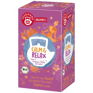 Teekanne Organics Calm & Relax 3er Pack (3x20er Packung)