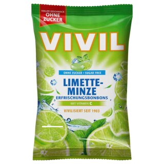 Vivil Limette-Minze mit Vitamin C 2er Pack (2x120g Beutel)