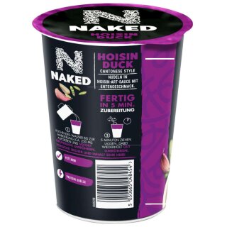 Naked Nudeln Hoisin Duck (78g Packung)