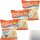 Leicht & Cross Häppy Crisps mit Kichererbsen Meersalz Pfeffer 3er Pack (3x80g Packung) + usy Block