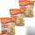 Leicht & Cross Häppy Crisps mit Kichererbsen Sweet Chili 3er Pack (3x80g Packung) + usy Block