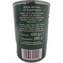 Delta Weisse Bohnen mit Suppengrün 3er Pack (3x400g Dose) + usy Block
