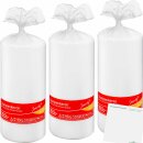 Jeden Tag Stumpenkerze 188x78mm weiss 3er Pack (3Stk) +...