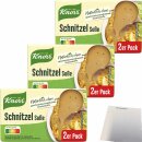 Knorr Schnitzel Soße 3er Pack (3x 2x0,25l Packung) + usy Block
