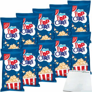 Gut & Günstig Popcorn süß VPE (10x200g Beutel) + usy Block