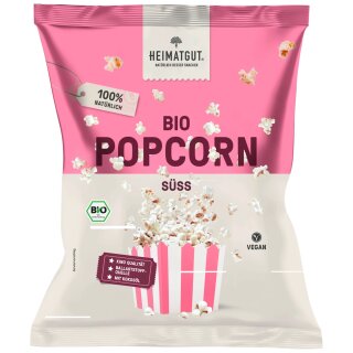 Bio Heimatgut Popcorn Süß (90g Beutel)