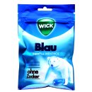 Wick Blau Menthol Zuckerfrei 3er Pack (3x72g Beutel) + usy Block
