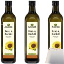 Alnatura Bratöl 3er Pack (3x750ml Flasche) + usy Block