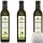 Alnatura Bio Olivenöl 3er Pack (3x500ml Flasche) + usy Block