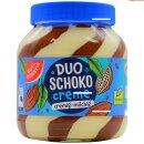 Gut & Günstig Schoko Duo Creme 4er Pack (4x750g Glas)
