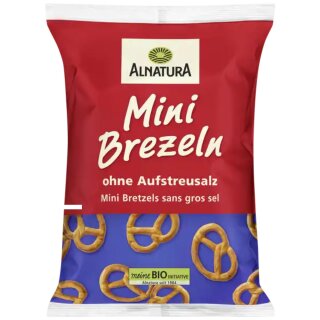 Alnatura Bio Mini Brezeln ohne Aufstreusalz (100g Beutel)