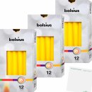 Bolsius Spitzkerze Gelb 250 x 24 mm 3er Pack (3x12...