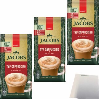 Jacobs Typ Cappuccino Original 3er Pack (3x290g Packung) + usy Block