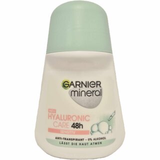 Garnier Mineral Deo Roll-on Hyaluronic Care 48h (50ml Flasche)
