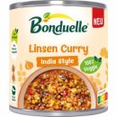 Bonduelle Linsen Curry 3er Pack (3x400g Dose) + usy Block